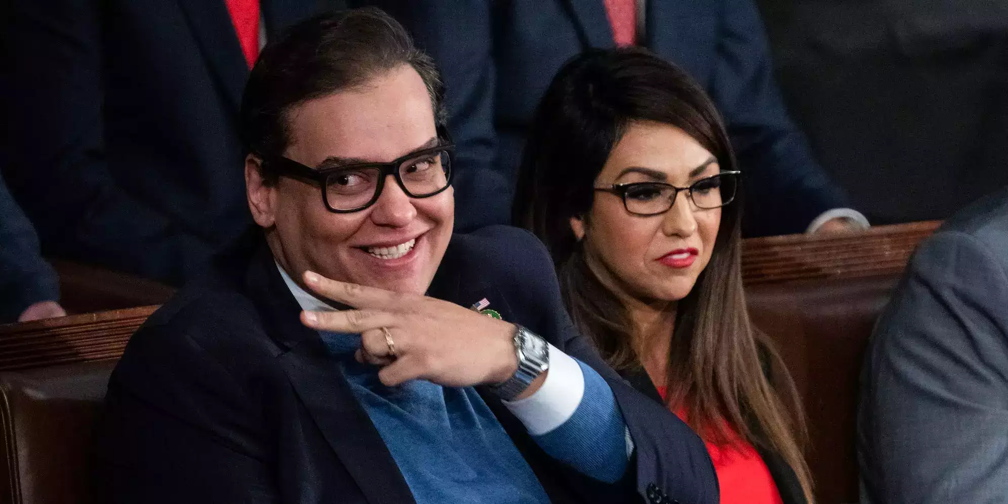 "George Santos Faces Expulsion from Congress Amidst Talks with Johnson"