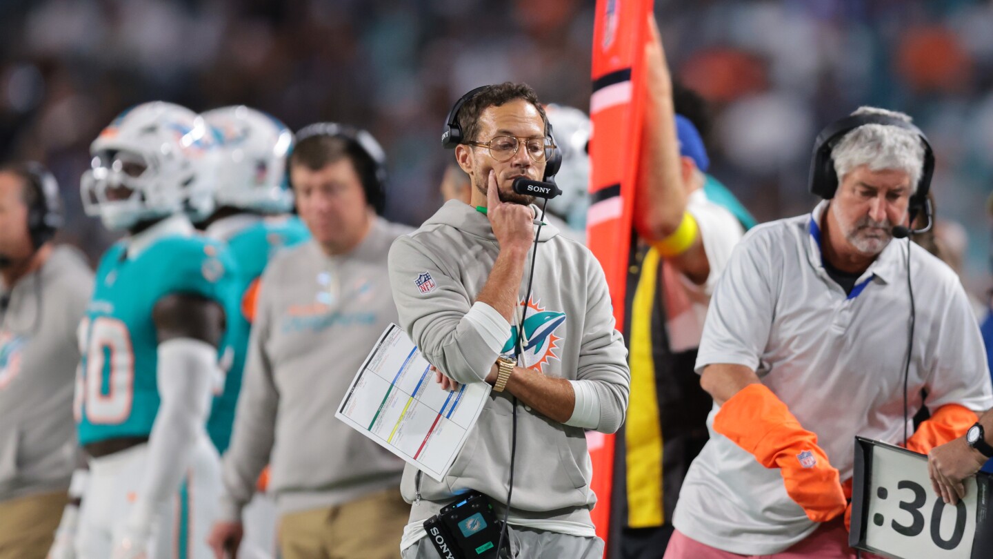 Featured image for Dolphins' Coach McDaniel Addresses Team Challenges Amid Fan Frustration