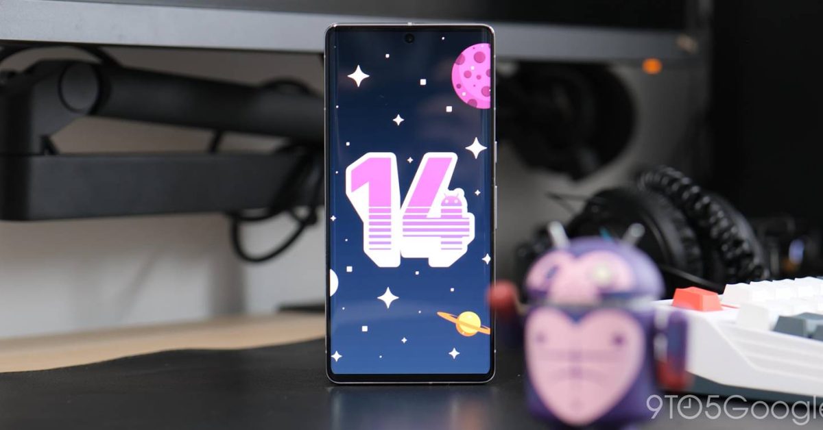 Featured image for "Android 14 Beta 1 introduces customizable lock screen and AI shortcuts."