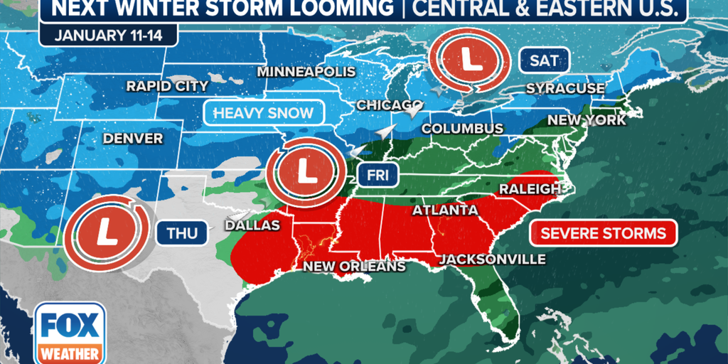 "Upcoming Winter Storm Threatens Heavy Snow and Severe Weather Across the Country"