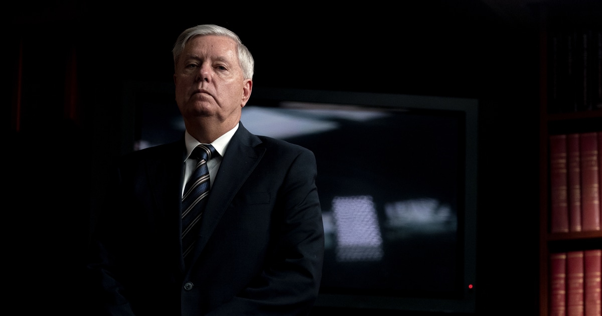 Featured image for Senate Ethics Committee publicly admonishes Lindsey Graham for campaign fundraising on Capitol grounds.