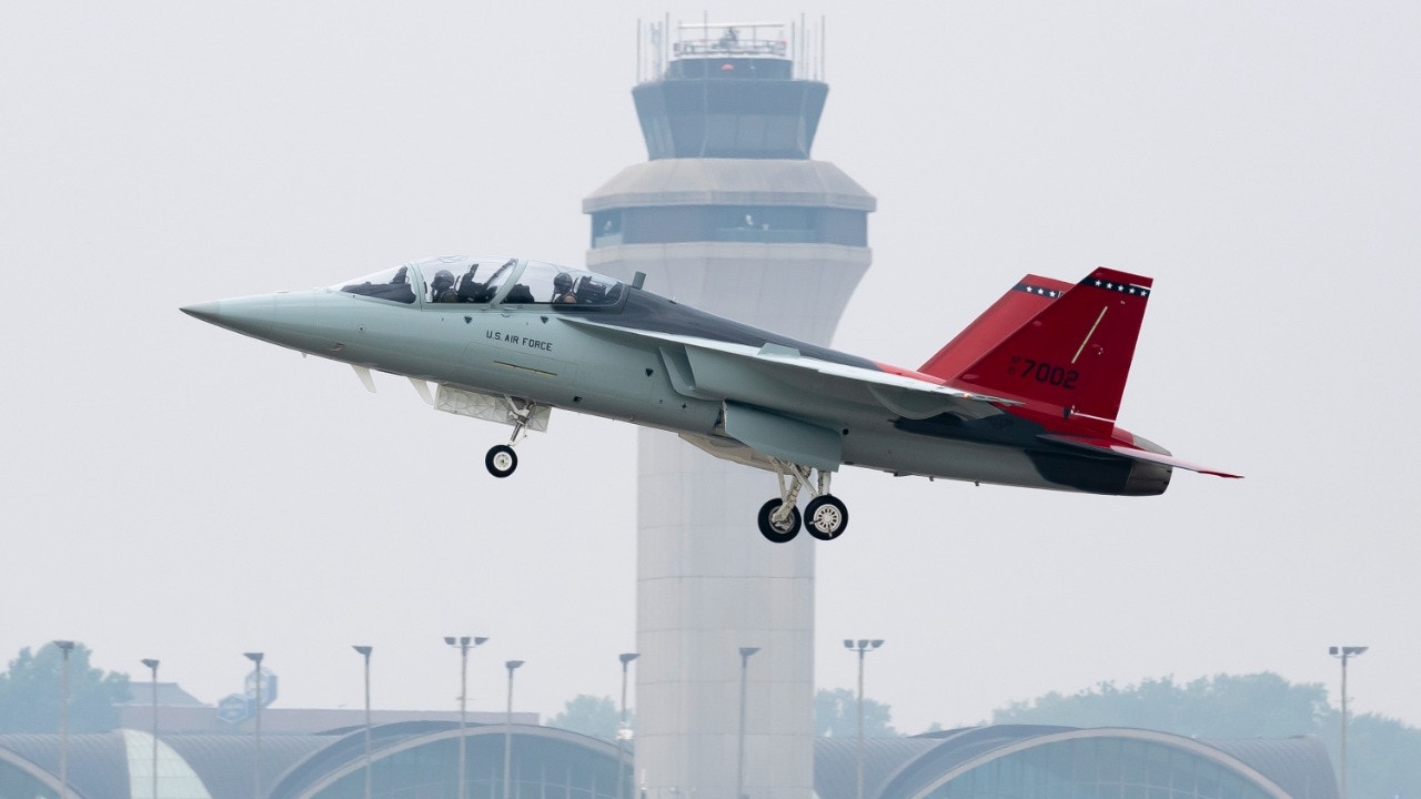 Featured image for Boeing's T-7A Red Hawk Trainer Jet Takes Maiden Flight, Poised to Compete with China's JF-17