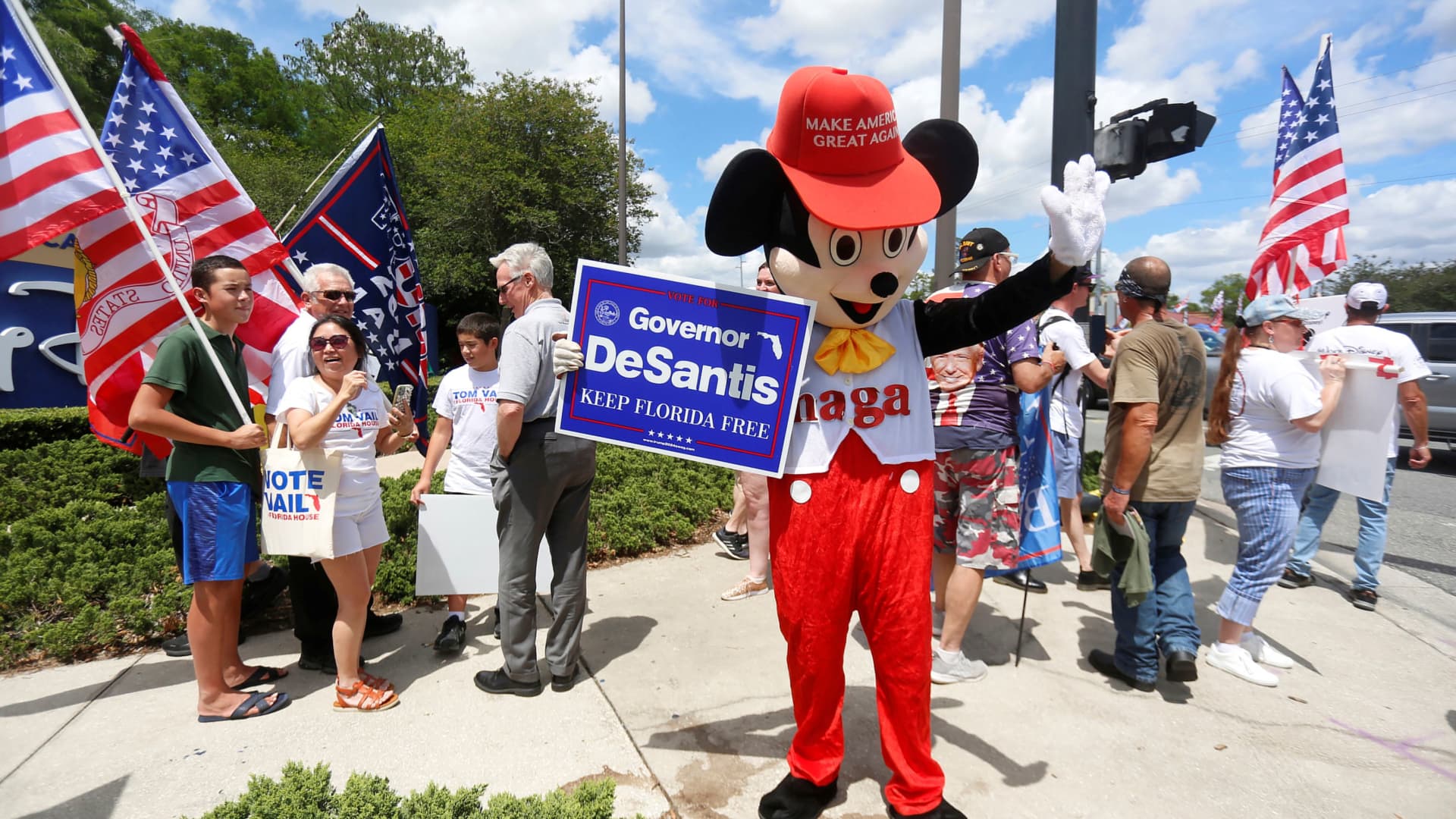 Disney's Political Retaliation Suit Against DeSantis Focuses on Free Speech Claim