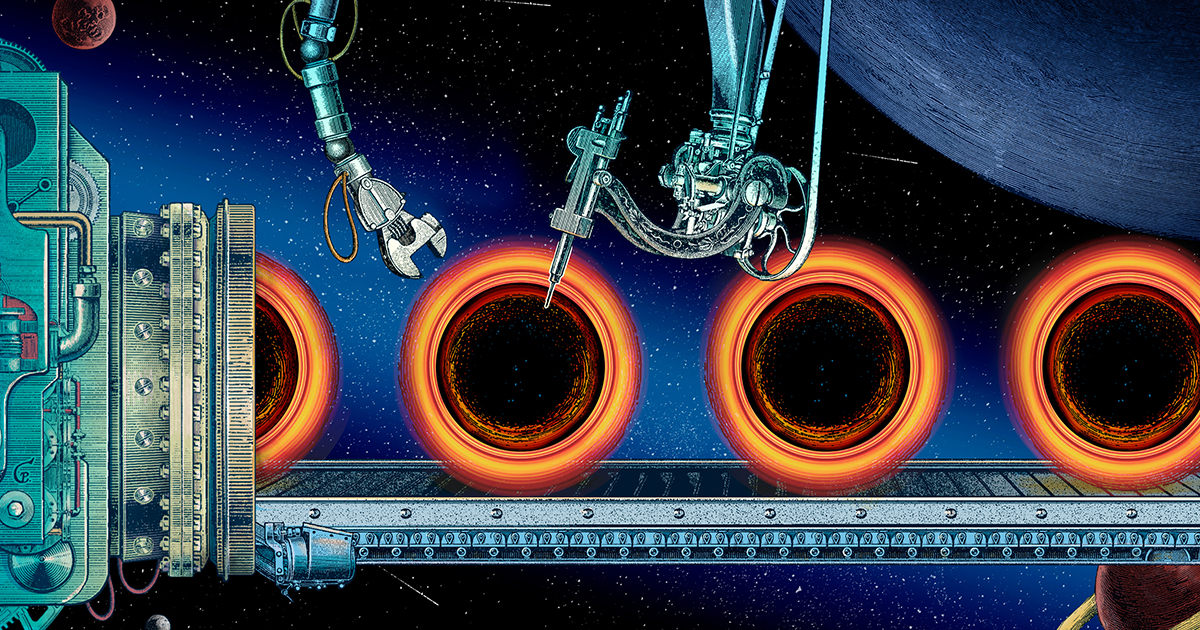 Featured image for Black Holes' 'Hair' Echoes Unveil New Physics