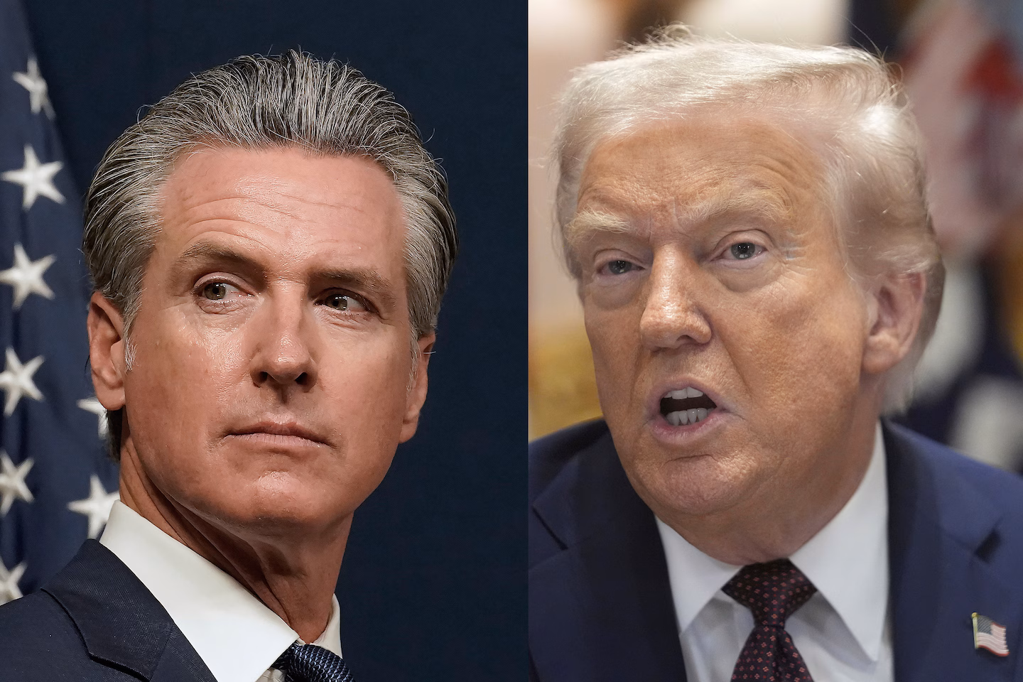 Featured image for Newsom and Trump’s Trolling Battle Continues to Escalate