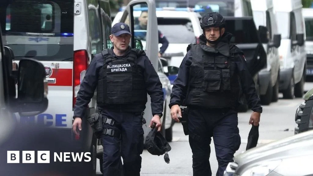 Serbian school shooting leaves 9 dead, including 8 students.