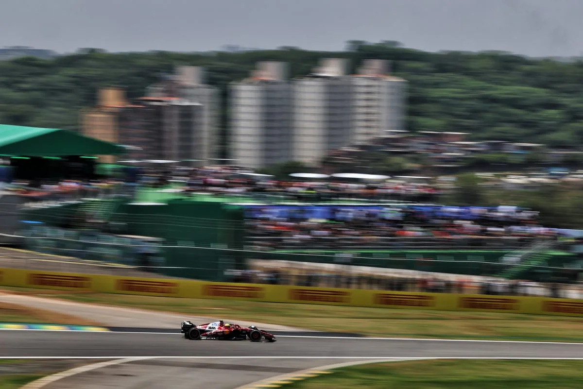 Featured image for F1 Brazilian GP: Norris Leads Practice Amid Cyclone Concerns