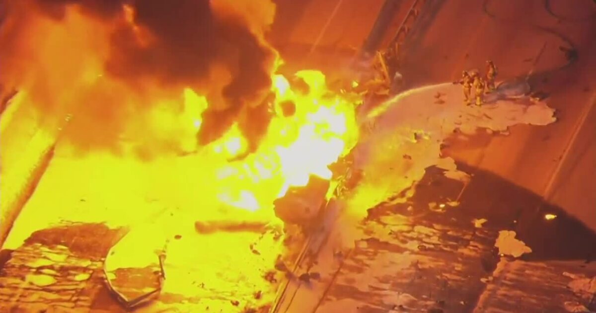 Featured image for Miraculous Escape: Driver Survives Massive Fuel Truck Explosion on Florida's Turnpike