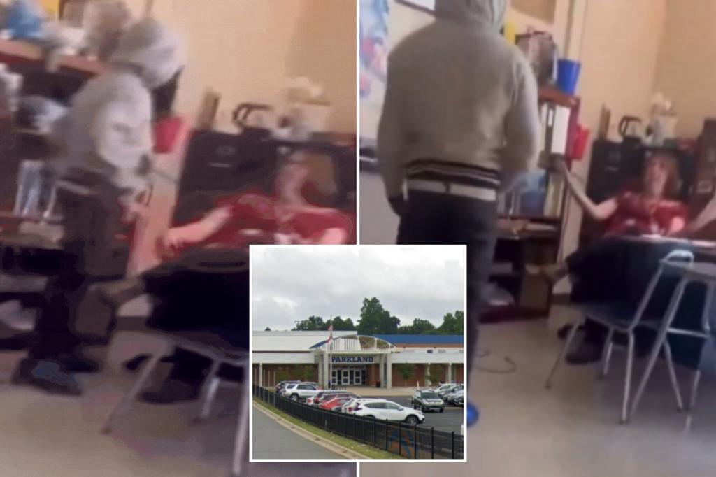 "NC High School Student Charged with Assaulting Teacher in Profanity-Filled Classroom Tantrum"