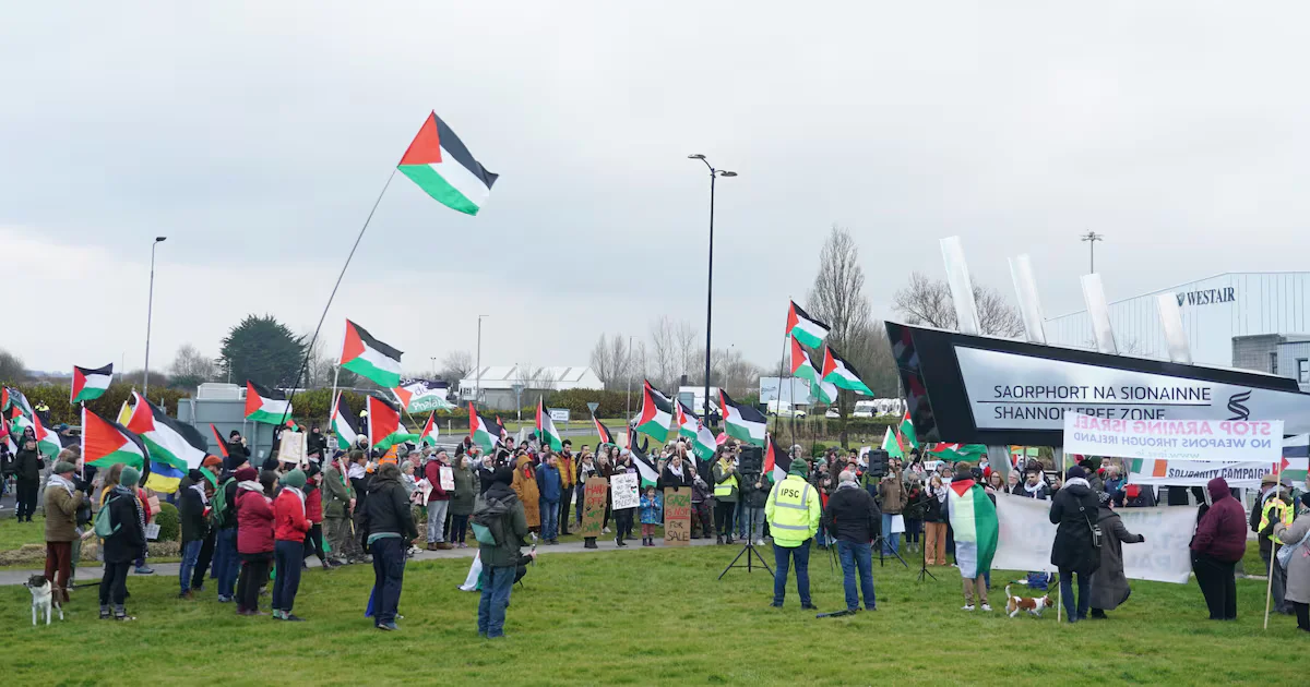 Shannon Airport under fire over US deportation flights carrying Palestinians