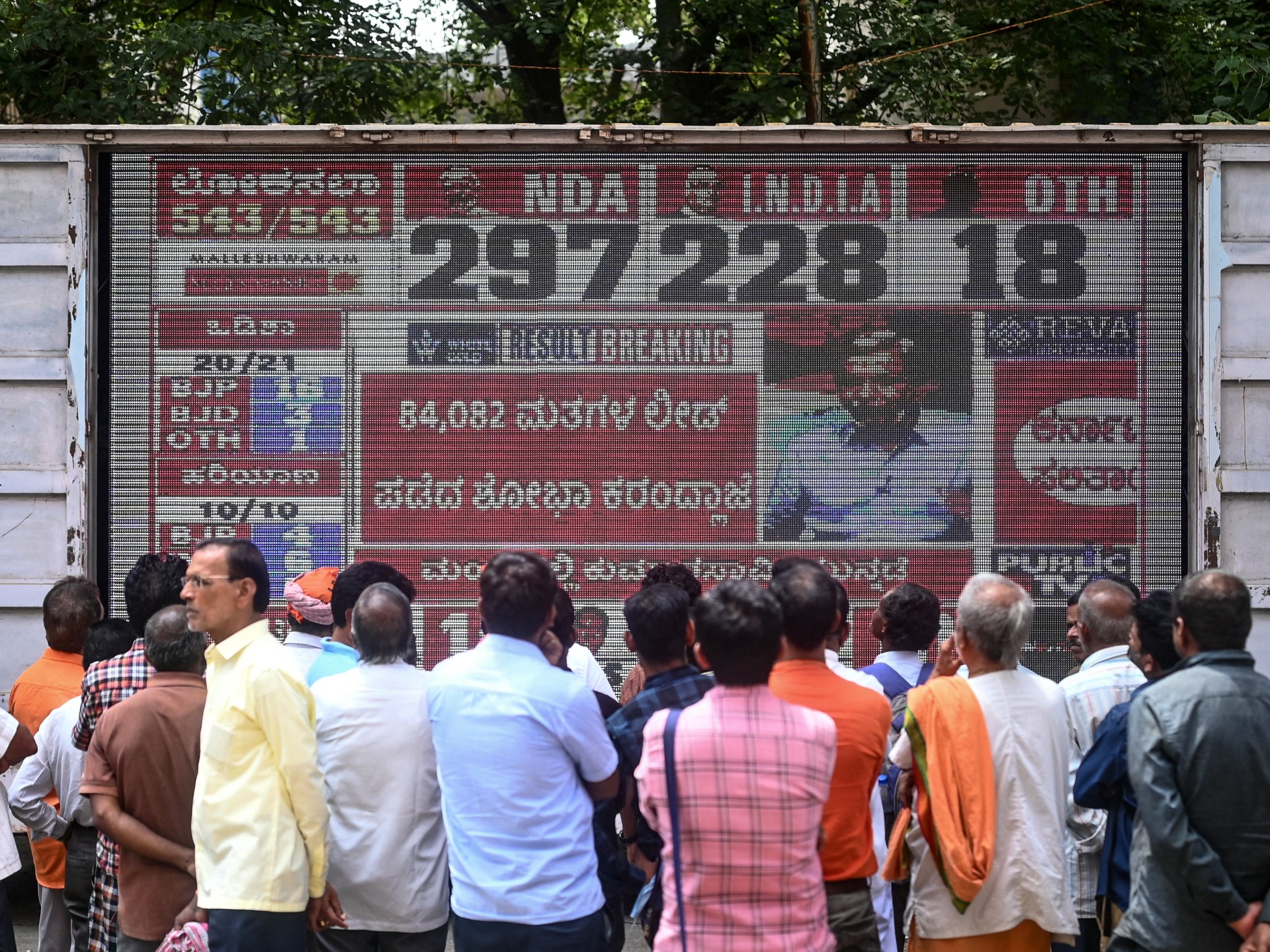 India Stocks Plunge Amid Election Uncertainty