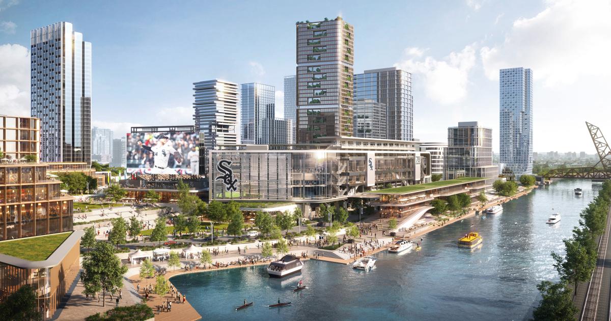 "Unveiling the Future: Latest Renderings of Chicago White Sox's South Loop Stadium"