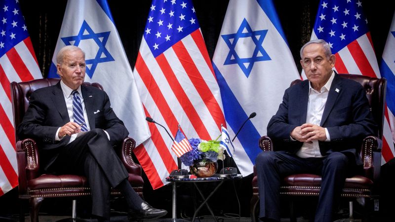"Biden Warns Netanyahu: U.S. Policy on Gaza Hinges on Civilian Safety"