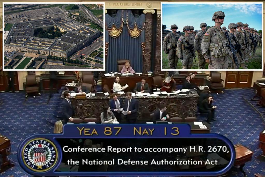 Featured image for Senate Passes $886 Billion Defense Policy Bill with Troop Pay Raises and Ukraine Aid