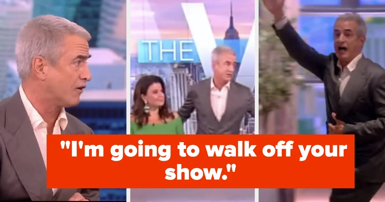 Dermot Mulroney's Walkout on "The View" in Support of Writers Strike.