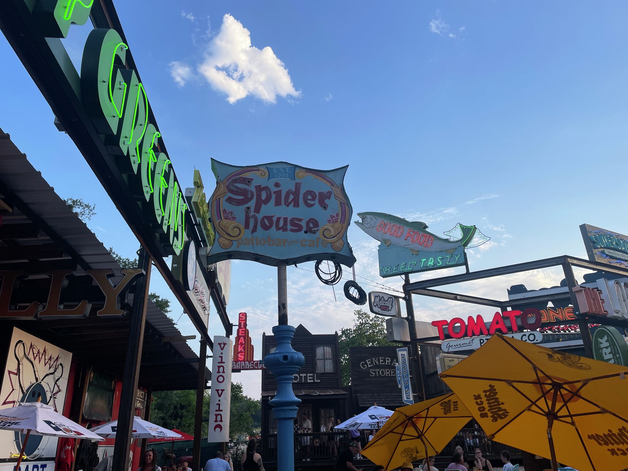 Featured image for Sign Bar: A New Austin Spot Honoring Legendary Local Businesses.