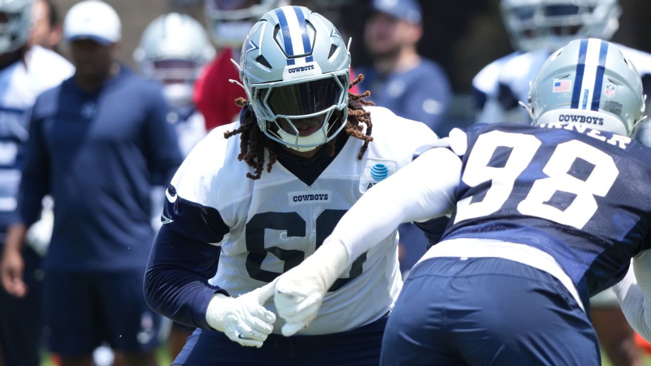 Featured image for Cowboys' Tyler Guyton suffers bone fracture, ACL intact