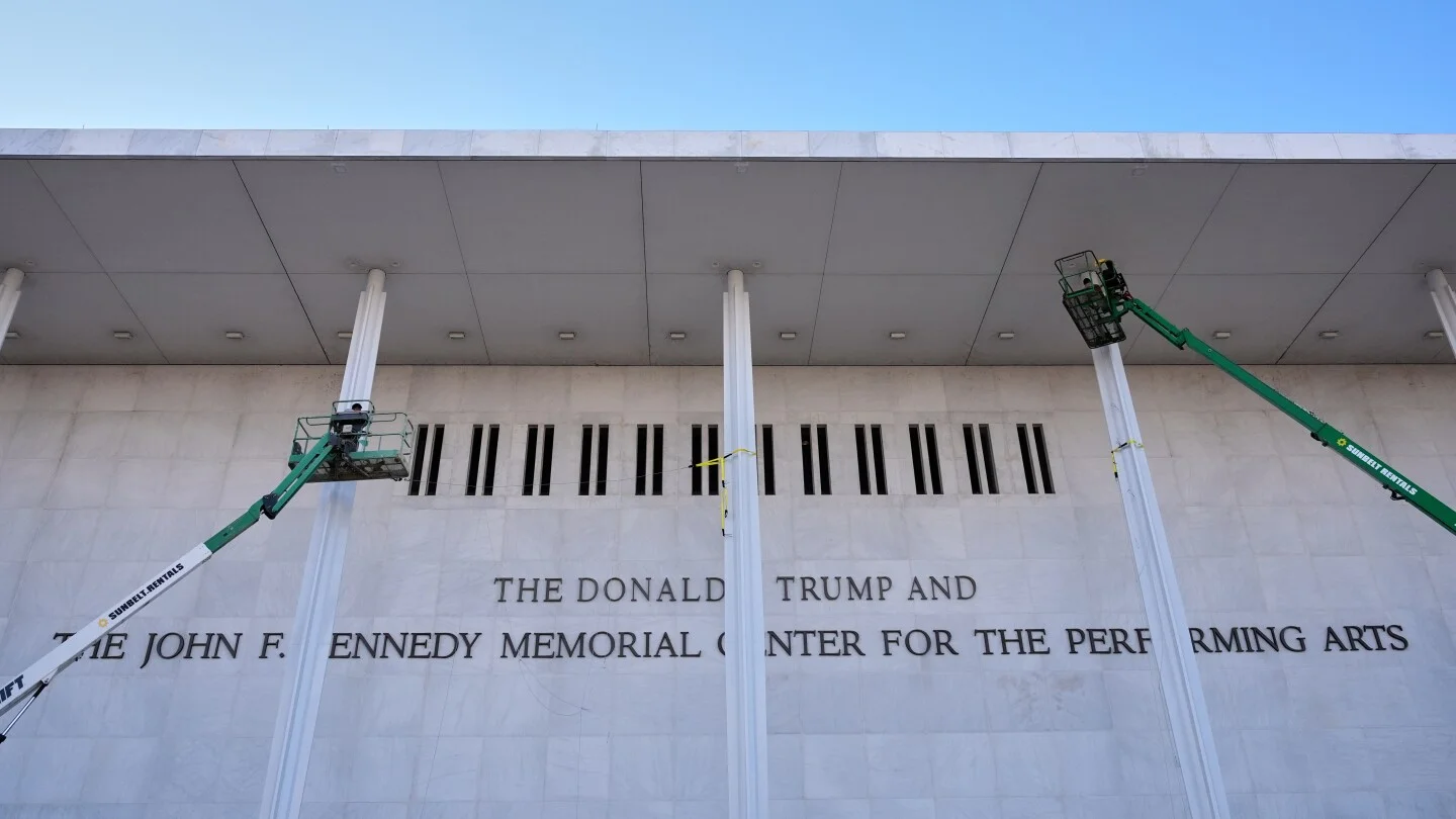 Featured image for Controversy and satire swirl around Trump's proposed Kennedy Center naming and renovations