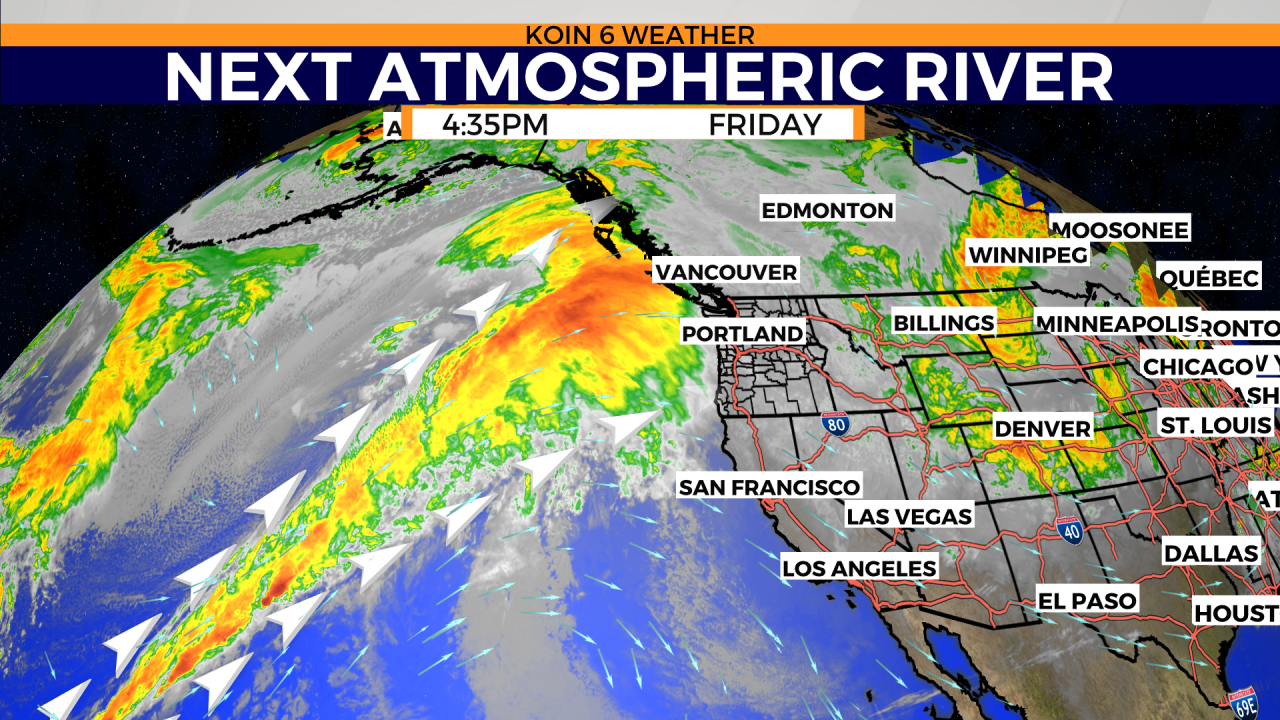 "Oregon's Devastating Atmospheric River: Heavy Rain, Flooding, and Full Force Waterfalls"