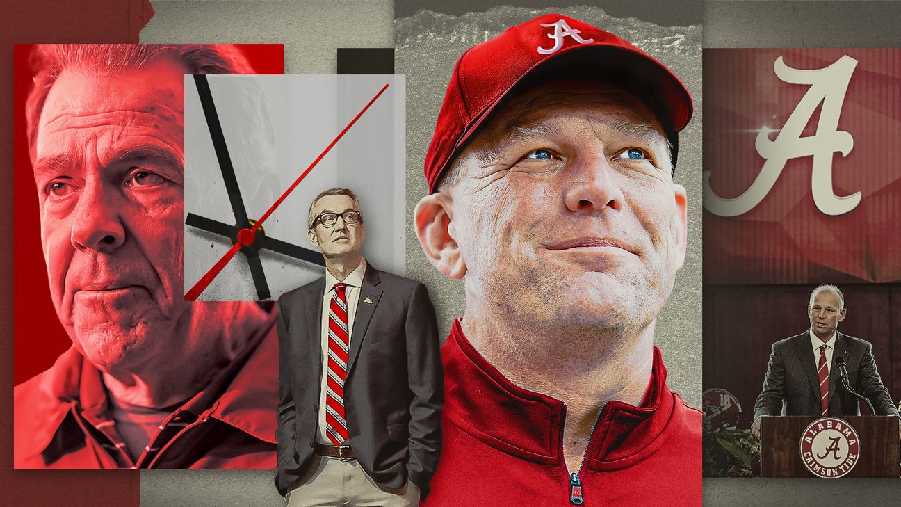 Featured image for "Alabama's Rapid Transition: From Saban to DeBoer in the Spring Era"