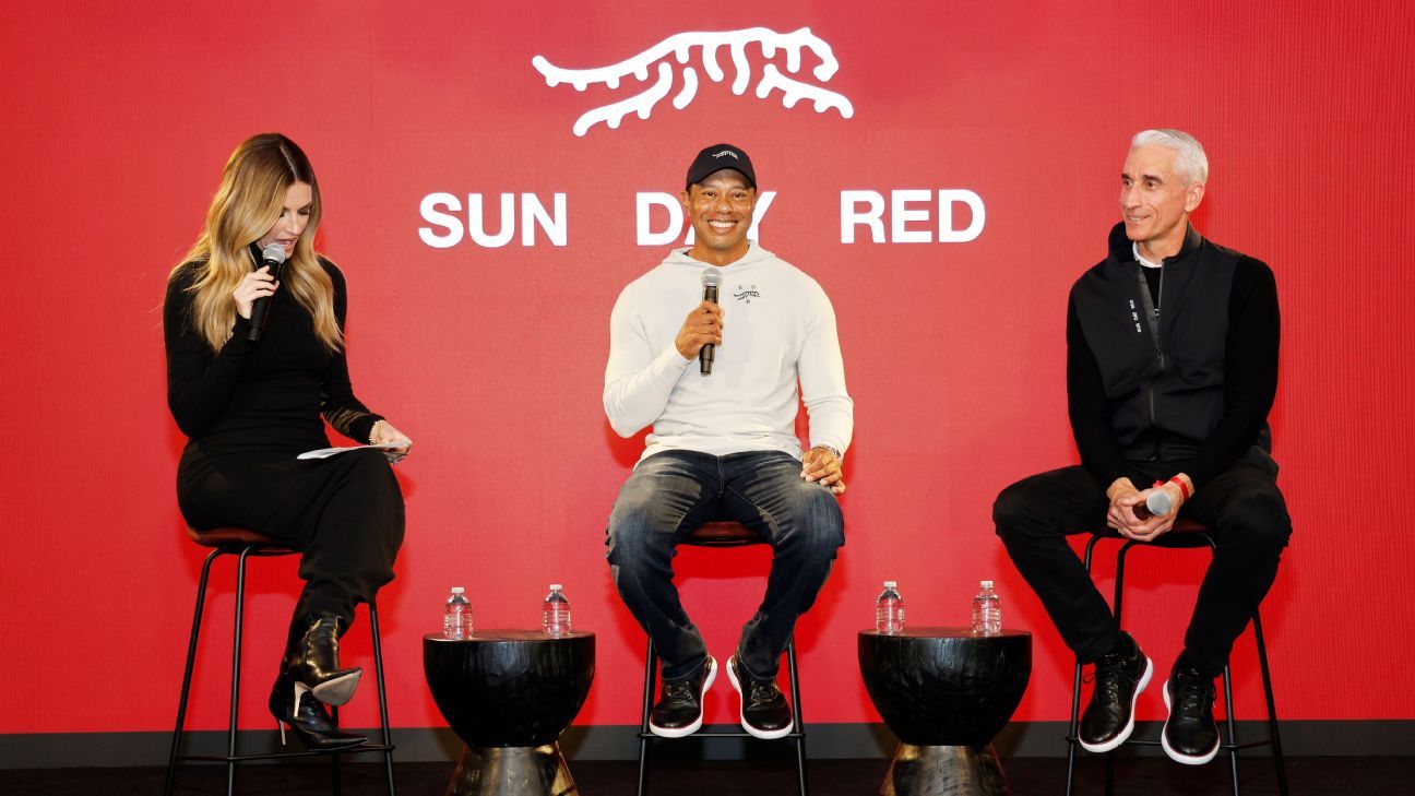 "Tiger Woods Unveils 'Sun Day Red' Apparel Line with TaylorMade"