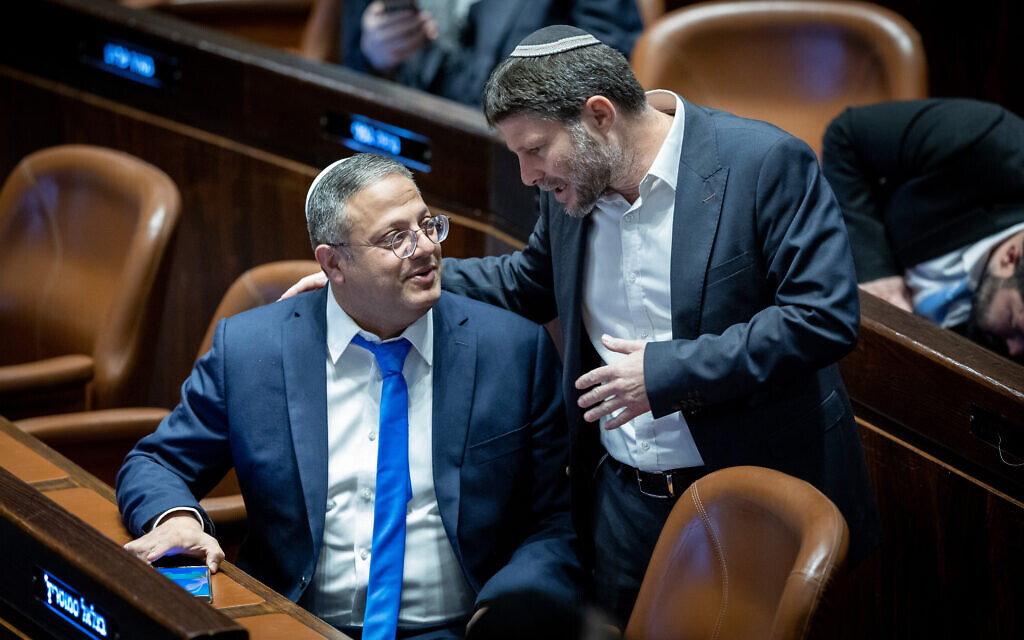 Far-right ministers clash with security cabinet over measures to support Palestinian Authority