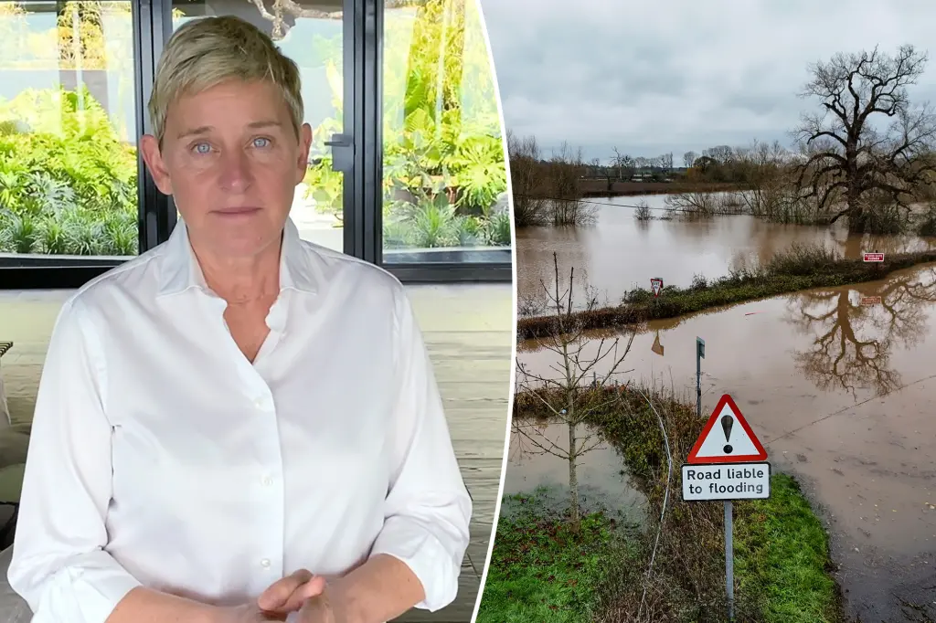 Featured image for Ellen DeGeneres Faces Floods in UK After Leaving US Post-Trump Win