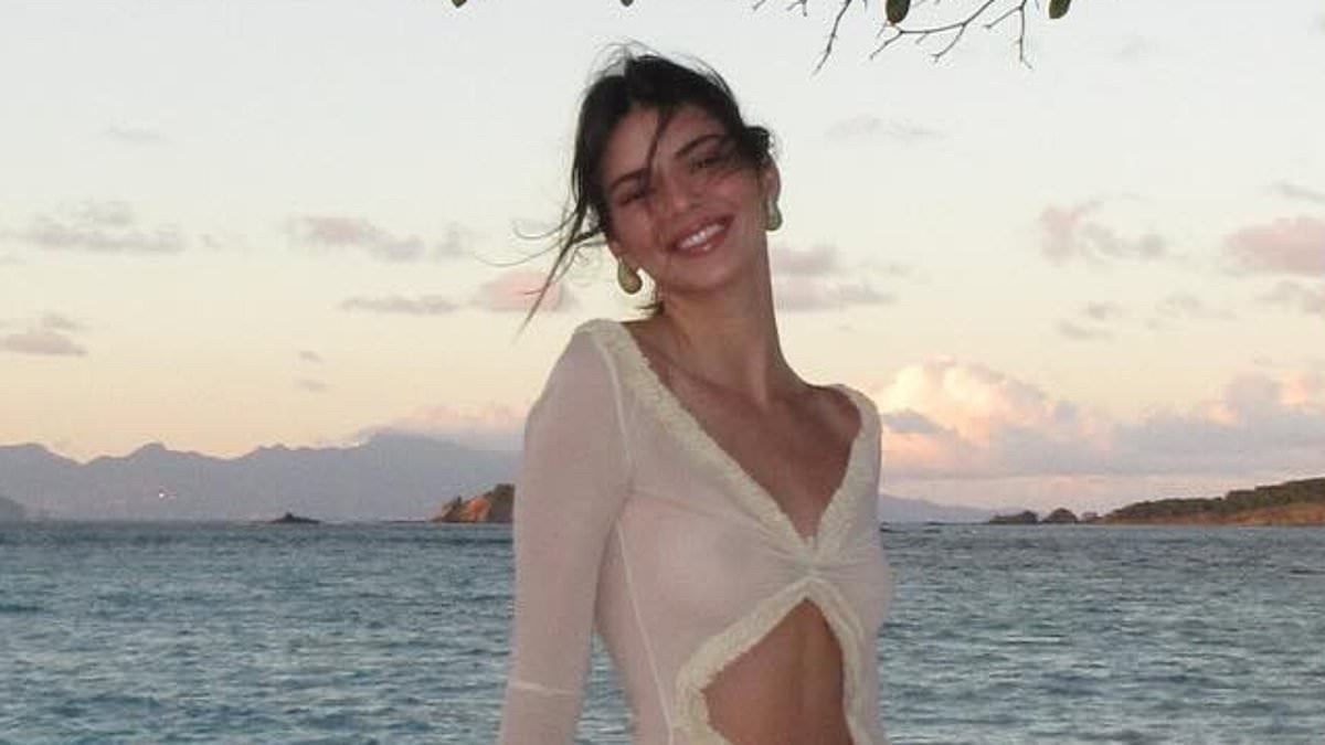 Featured image for Kendall Jenner Flaunts Sheer Style on Beach Outing with Hailey Bieber After Bad Bunny Split