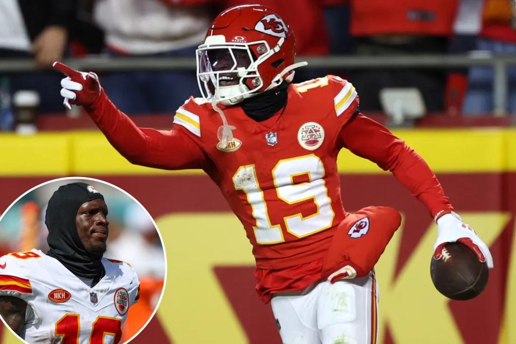 Featured image for "Kadarius Toney Calls Out Chiefs for Alleged Injury Deception in AFC Championship Game"