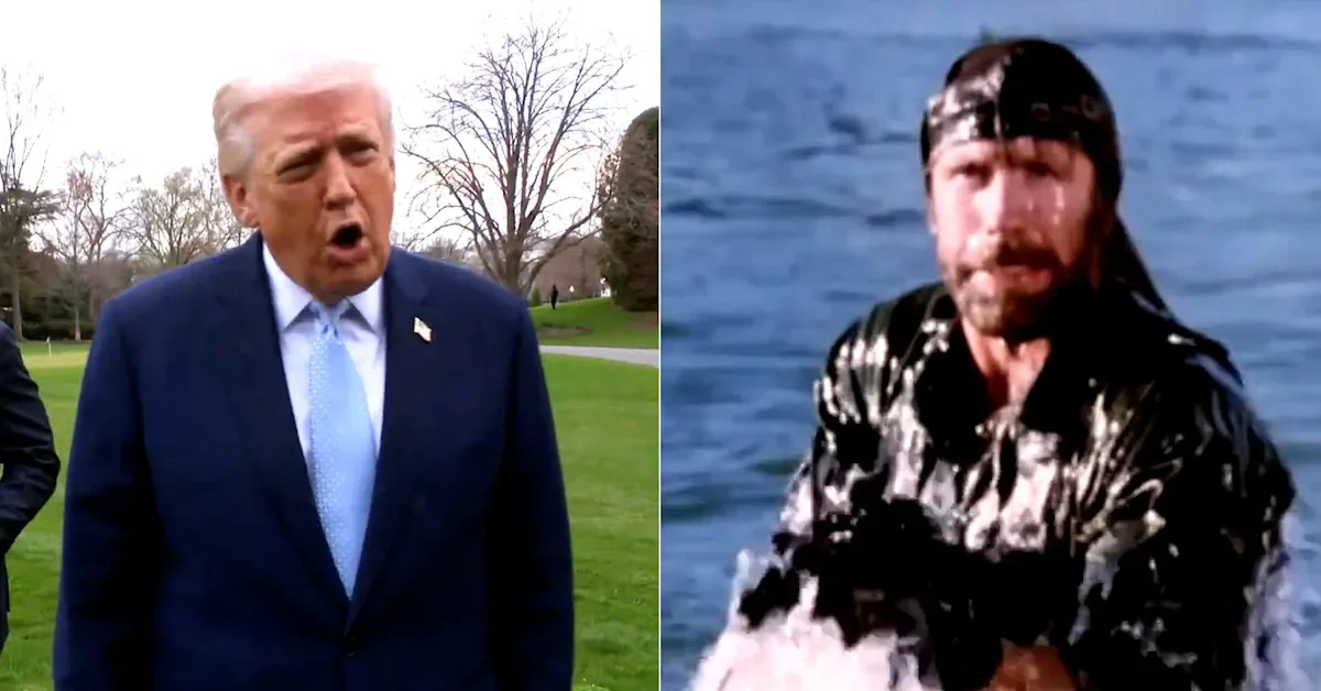 Trump stunned by Chuck Norris death revealed during White House press gaggle