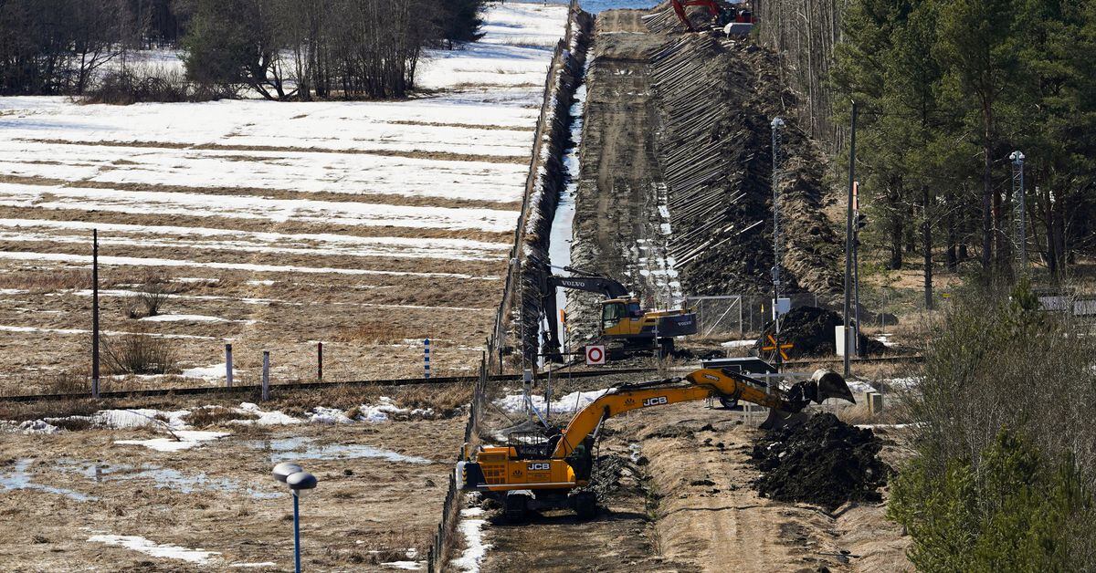Finland Builds Fence on Russian Border to Address Migration and Security Concerns.
