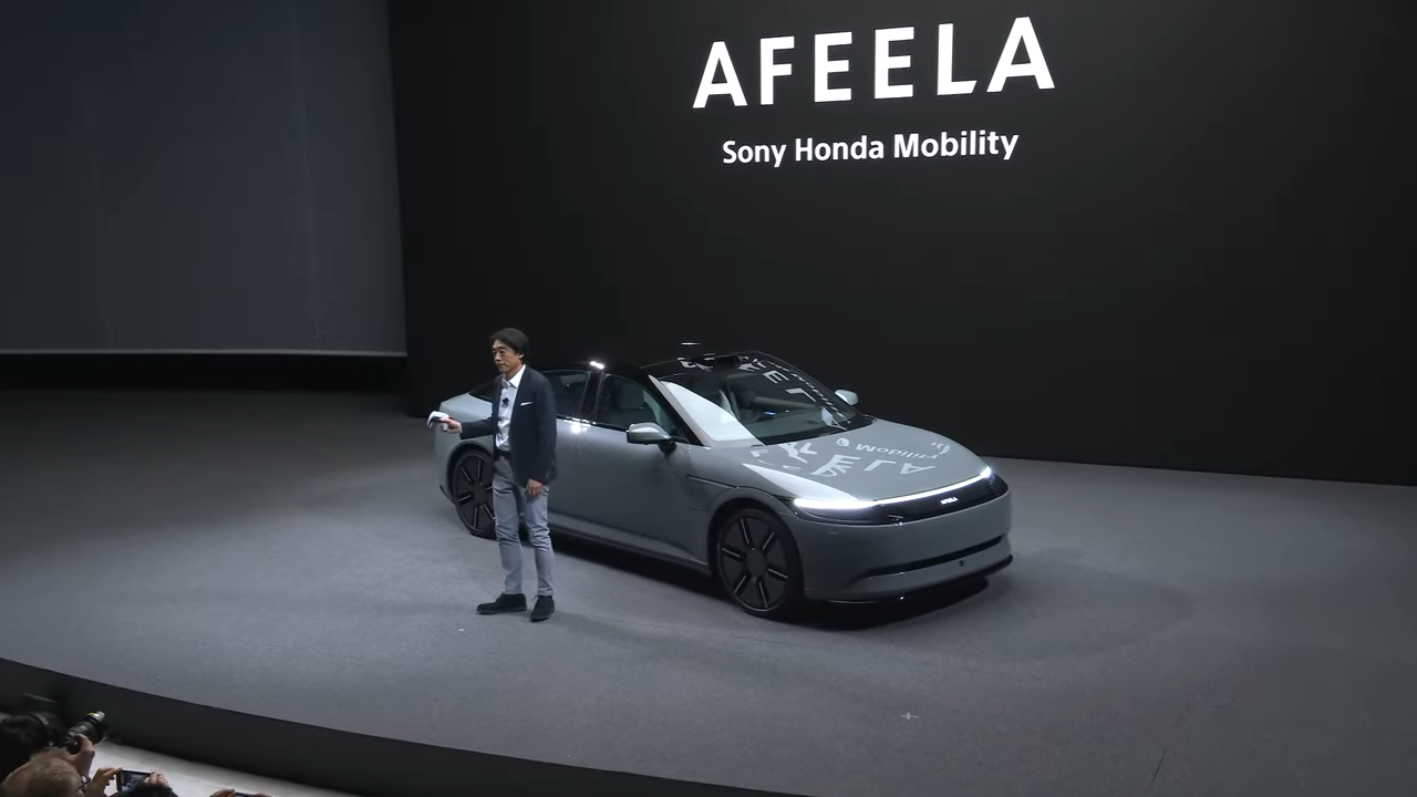 Featured image for "Sony Unveils Afeela EV Prototype Driven by PlayStation Controller at CES"
