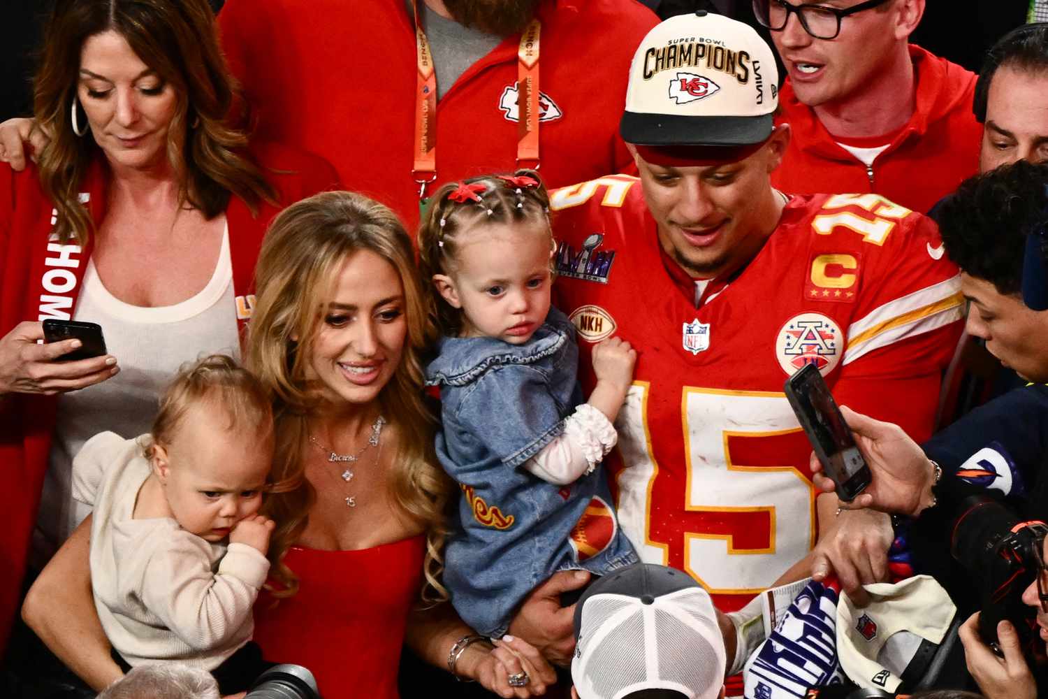 "Patrick Mahomes' Family Shines at Super Bowl LVIII Events"