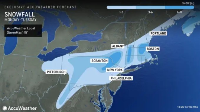"Potential Nor'easter Snowstorm Threatens Northeast, Including NYC and Boston"