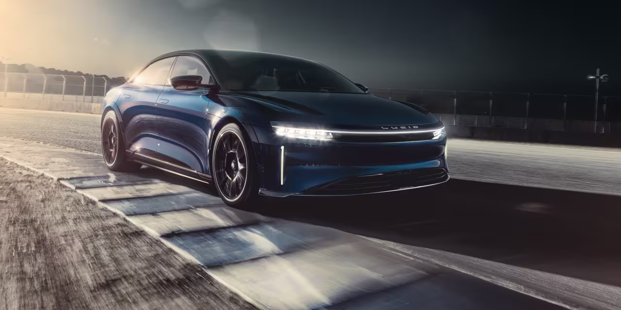 Featured image for Lucid's Stock Soars 50% on Robotaxi Partnership with Uber and Nuro