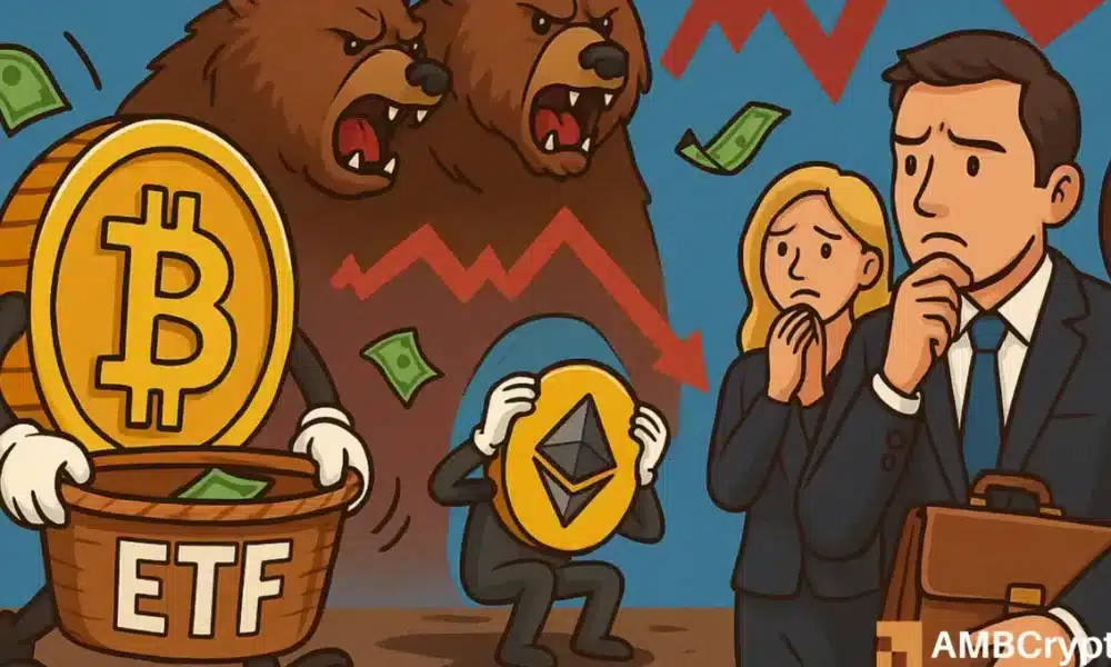 Featured image for Cryptocurrency ETFs Face Massive Outflows Amid Investor Uncertainty