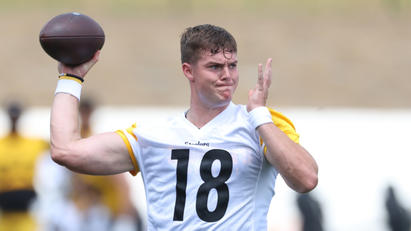 Featured image for Steelers' Will Howard Suffer Hand Injury During Practice
