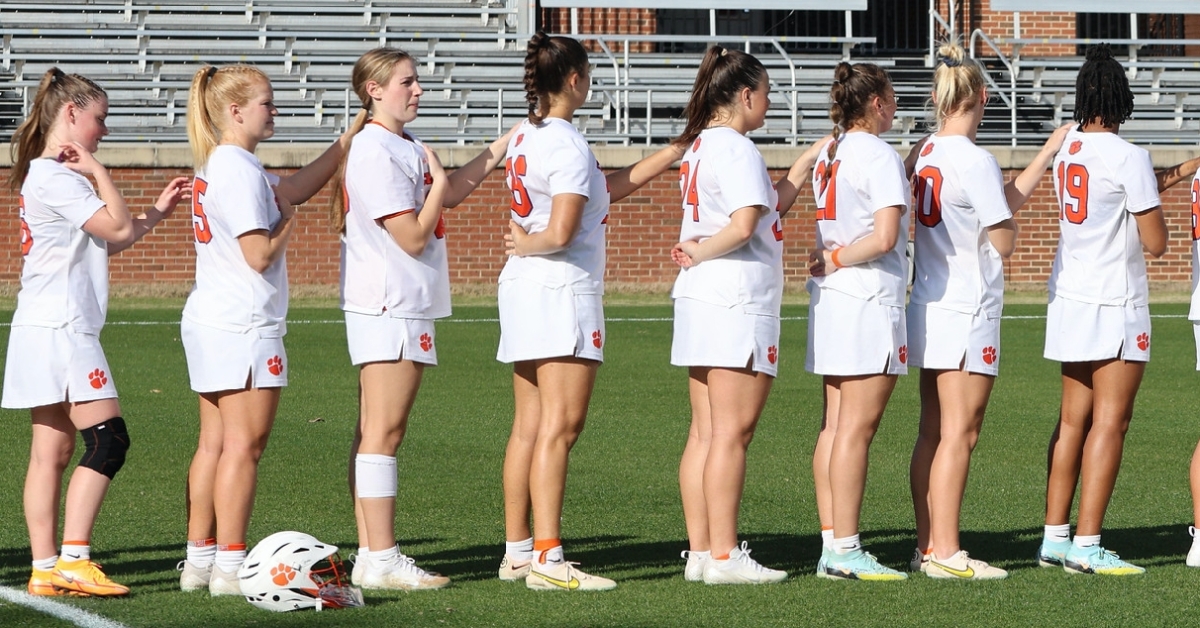 Featured image for No. 3 UNC dominates No. 22 Clemson in Women's Lacrosse.