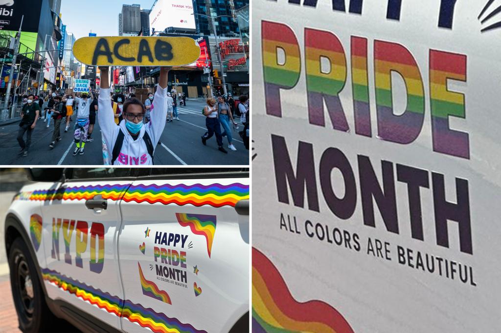 Controversy Surrounds NYPD Pride Month Car Decoration.