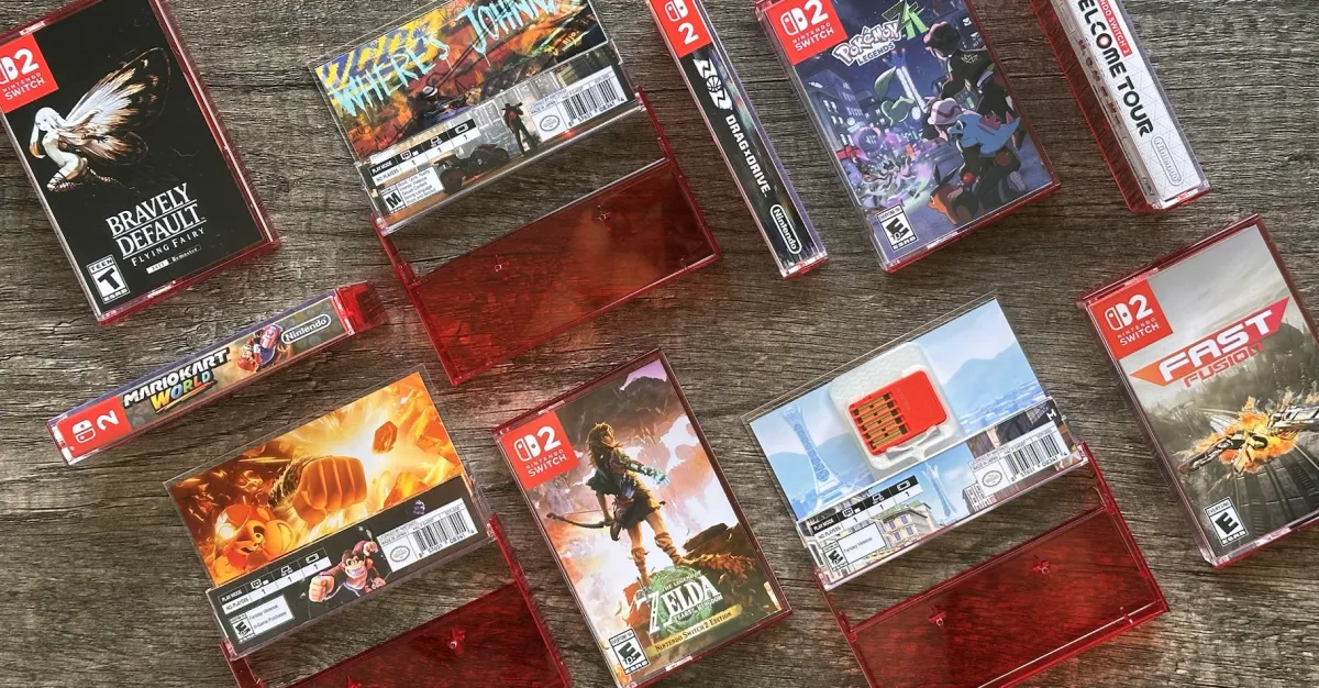Stylish Cassette Tape Cases Outshine Official Nintendo Switch 2 Packaging