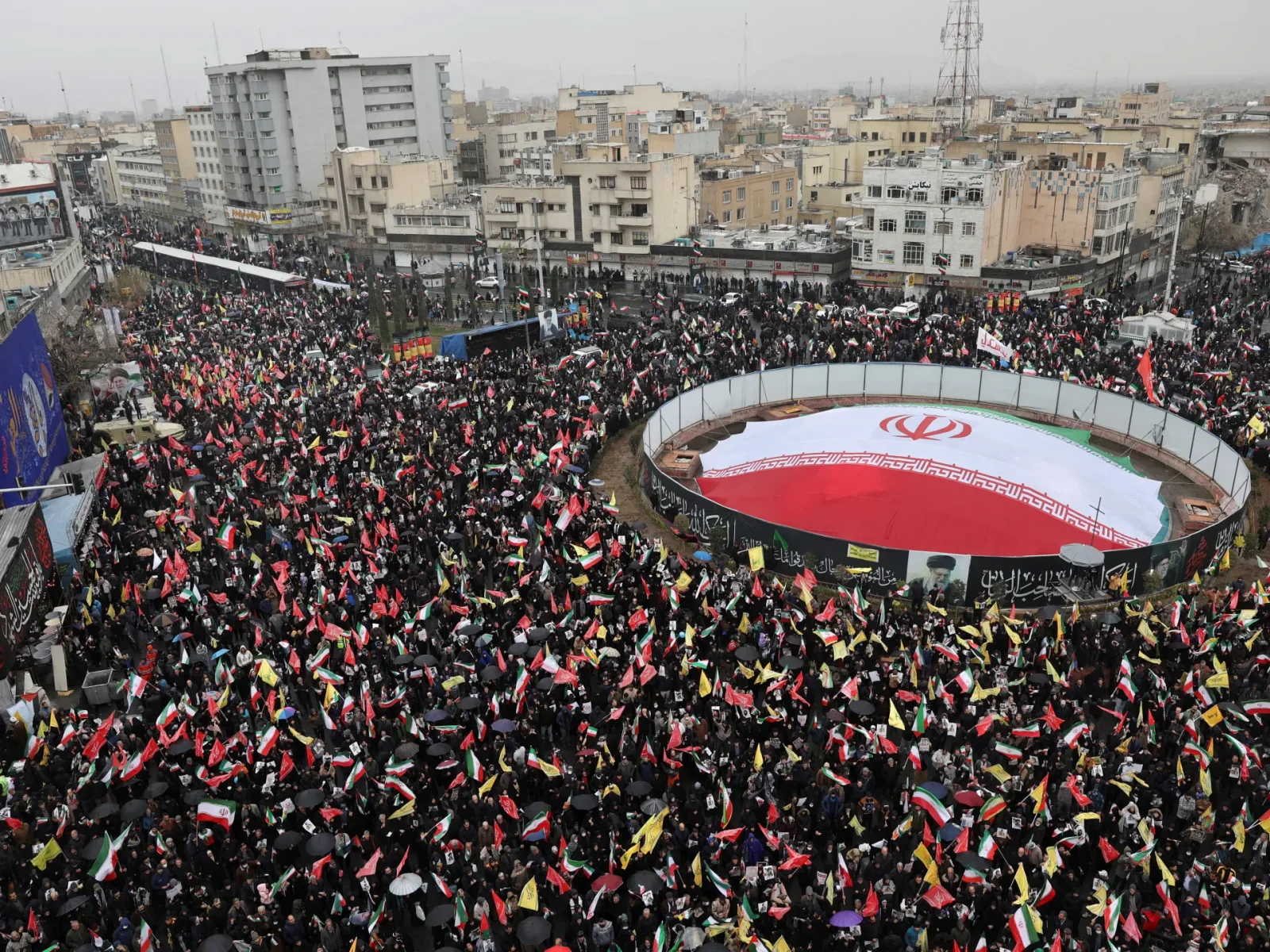 Thousands rally in Tehran as Iran endures US-Israel strikes