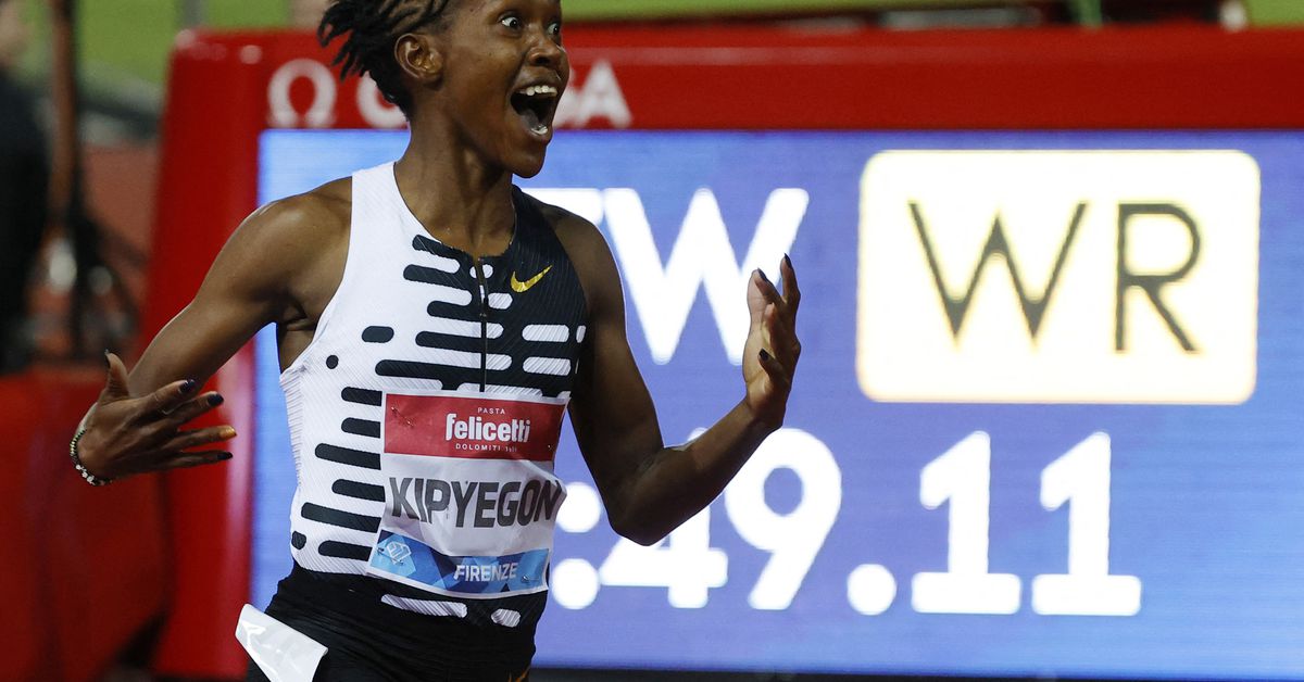 Featured image for Faith Kipyegon Shatters Two World Records in Paris Diamond League