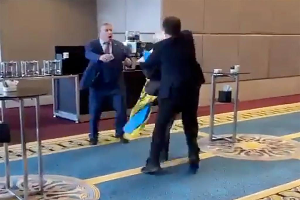 Ukrainian Delegate Punches Russian Diplomat at International Conference