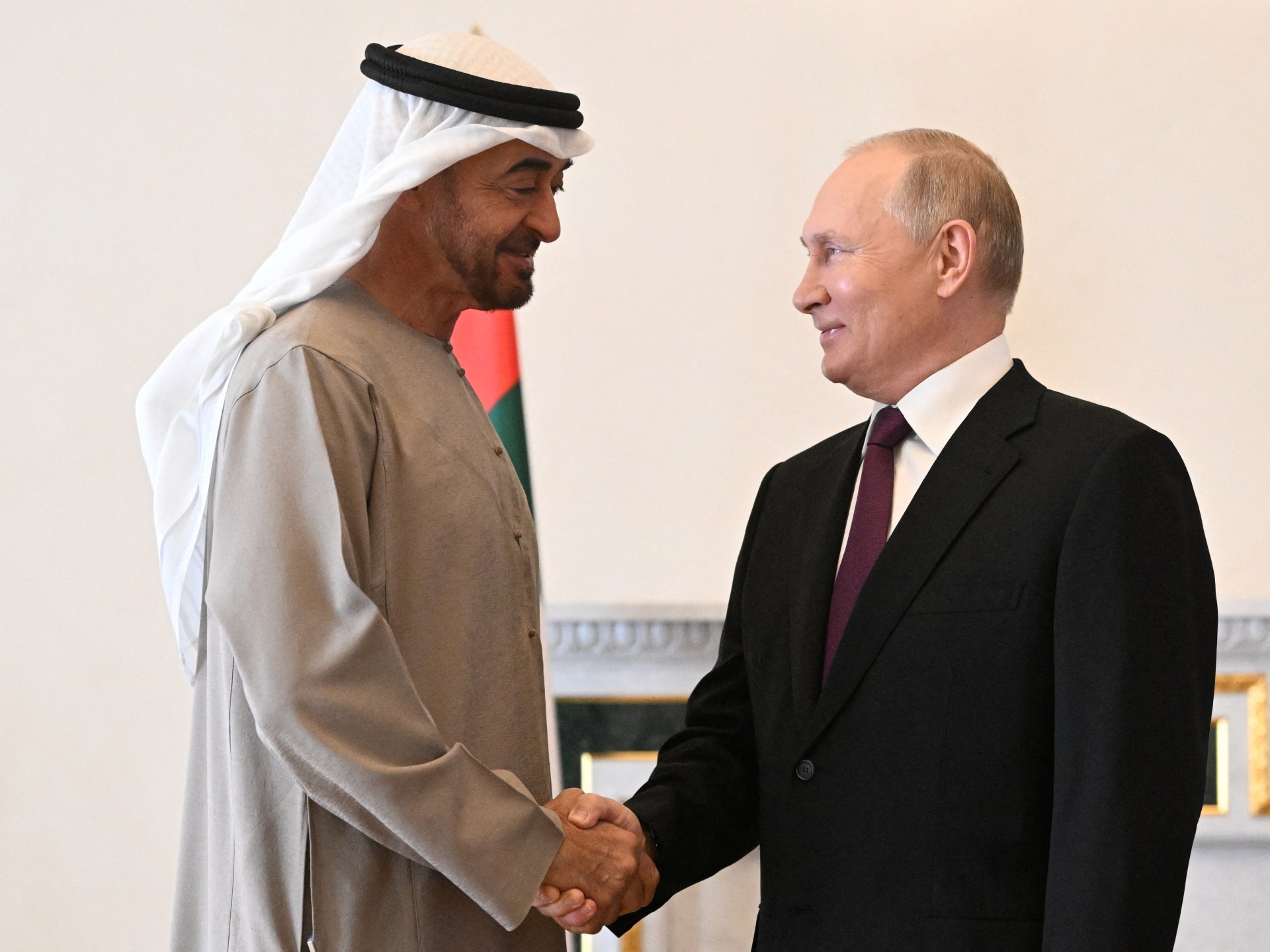 UAE and Russia strengthen ties amidst Ukraine conflict.