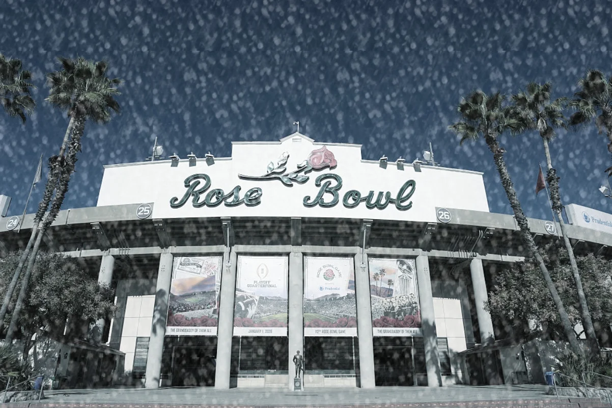 Featured image for Rain Expected to Impact Alabama vs. Indiana at the Rose Bowl