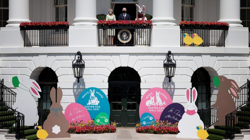 White House introduces new Easter Bunny mascot for annual Egg Roll.
