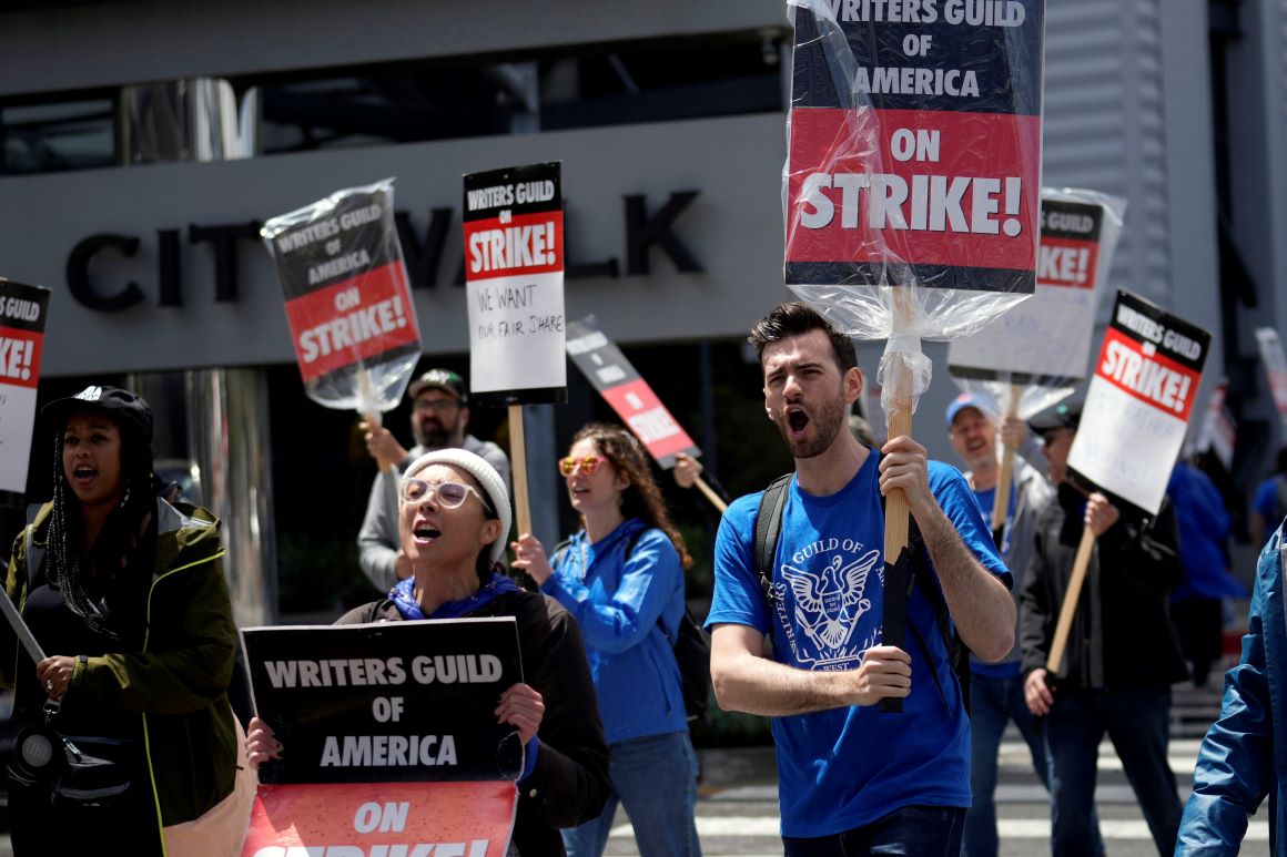 The Impact of AI and the Hollywood Writers' Strike on the Workplace.