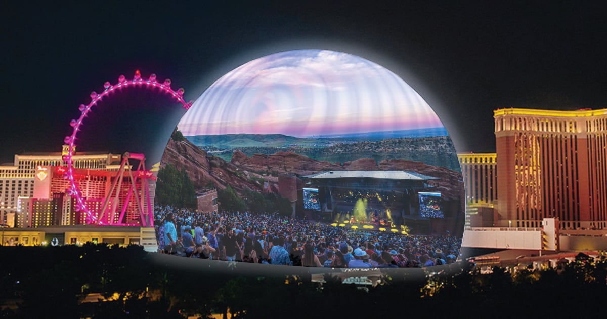 Featured image for "Immerse Yourself: Sphere's Virtual Reality Concert at Red Rocks"