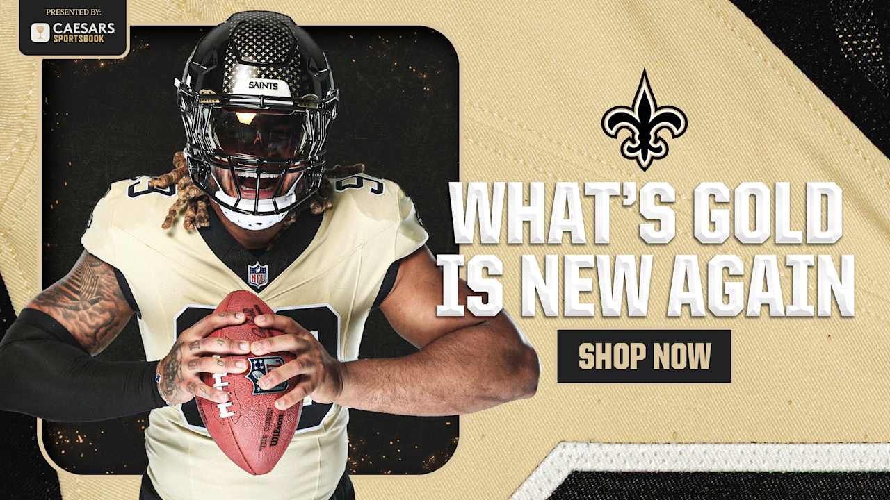 Featured image for Saints Unveil Gameday Golds Alternate Uniform for 2025