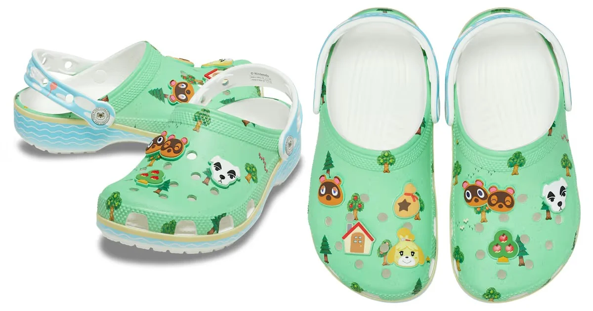 Featured image for Nintendo Launches Animal Crossing-Themed Crocs with Iconic Charms